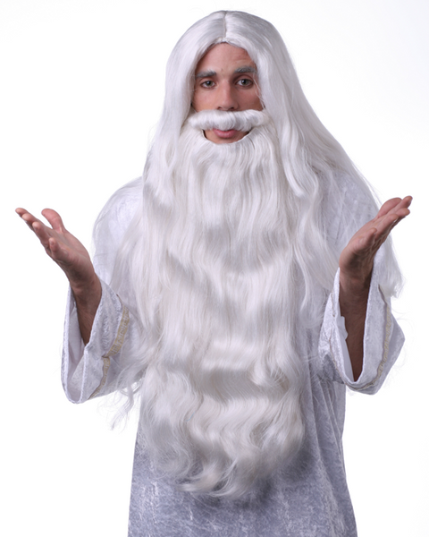 Wizard Wig & Beard Set