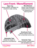 Jodie - Lace Front Monofilament SmartLace