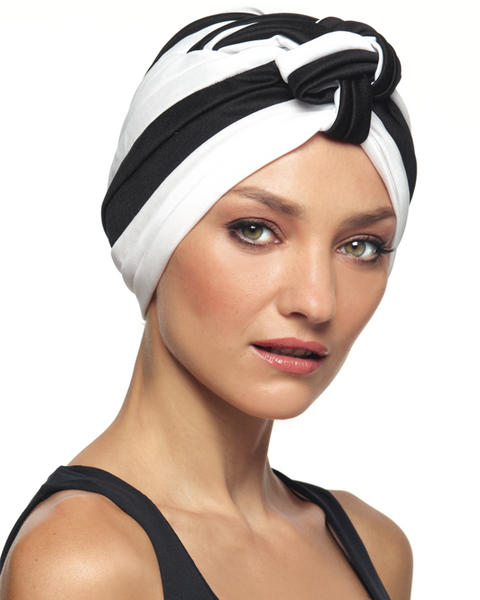 Striped Poly Turban