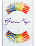 Rainbow with Gold Eyelash C08