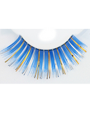 Blue with Gold Eyelash C20