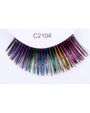 Black with Colors Eyelash C2104