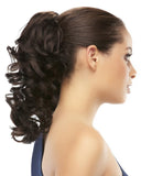 Crush  Curly Ponytail Claw Clip Attachment Reversible by EasiHair Hairpieces