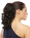Crush  Curly Ponytail Claw Clip Attachment Reversible by EasiHair Hairpieces