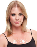 easiFringe HD 12" Heat Resistant Clip In Extension Bangs Monofilament by EasiHair Hairpieces