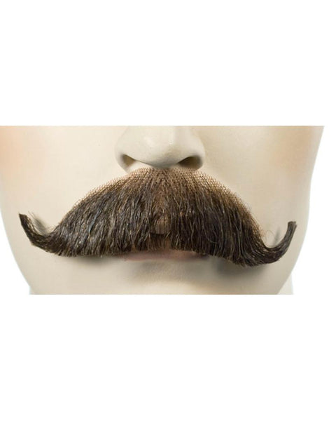 Edwardian M34 Human Hair Handmade Mustache by Lacey Costume Costume Mustaches