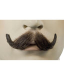 Small English M10 Human Hair Handmade Mustache by Lacey Costume Costume Mustaches