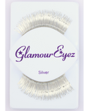 Metallic Silver Eyelash
