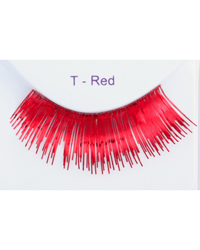 Metallic Red Eyelash