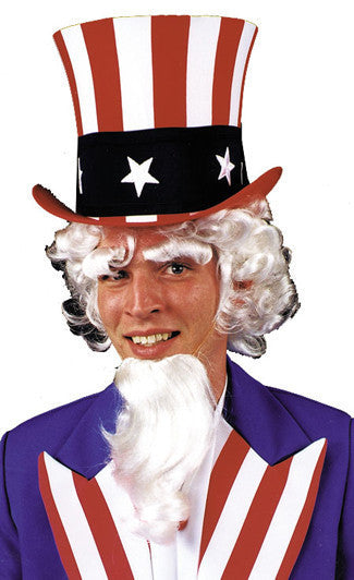 Uncle Sam Wig Goatee Eyebrow G
