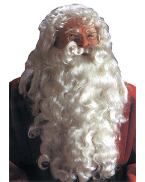 Deluxe Santa Wig And Beard