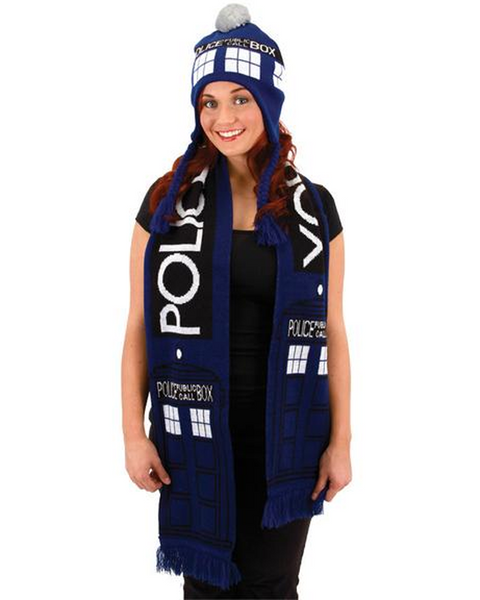 Doctor Who Tardis Scarf