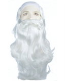 Father Time Merlin Sorcerer Wig and Beard Set