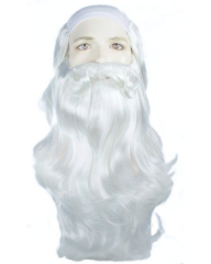 Father Time Merlin Sorcerer Wig and Beard Set