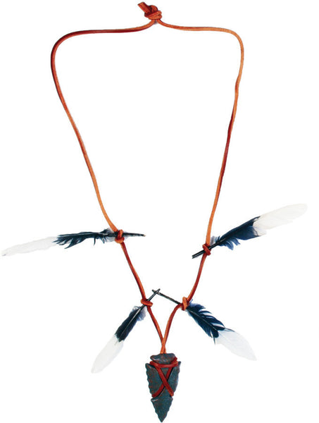 Native Warrior Arrowhead Neckl