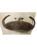 Handlebar Human Hair Handmade Mustache
