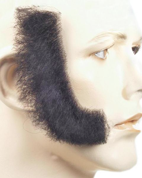 Sideburns Long Human Hair