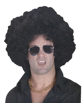 High Afro Black Wig