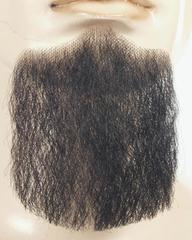Kinky 3 Point Human Hair Goatee HX2 Pirate Beard