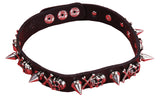 Necklace Skull Punk 16 1/2 In