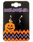 Earrings Pumpkin/Cat Set