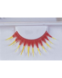 Eyelashes Red With Yellow