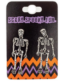 Earrings Skeleton Post Moving