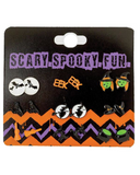 Earrings with Spooky Characters