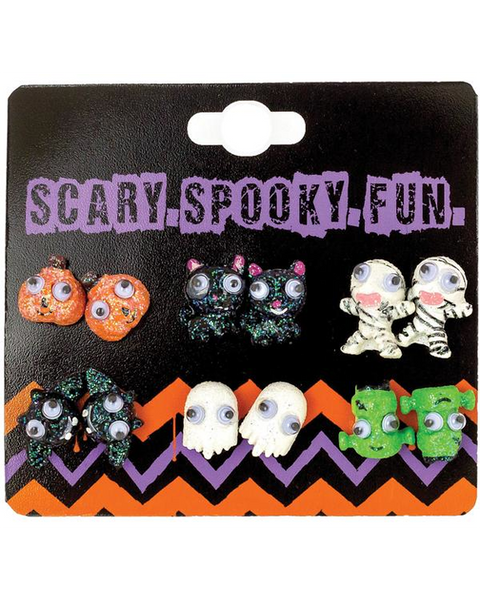 Earrings Studs with Googly Eyes